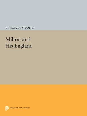 cover image of Milton and His England